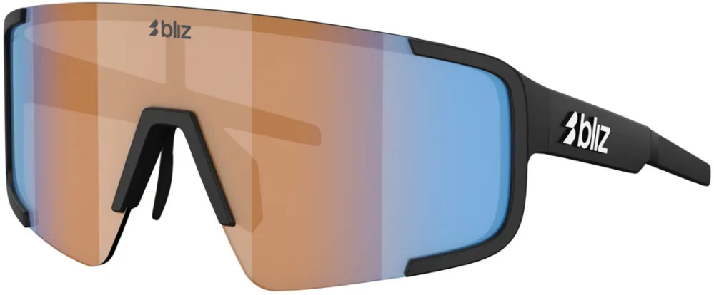 Bliz P003 Small Matte Black - Ligh Coral/Orange w Blue Multi - matte black - Größe One Size Garantierte Lieferung