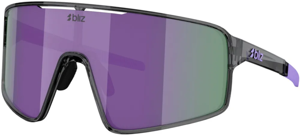 Bliz P001S Matt Black - Violet w Blue Multi - Matt Black - Größe One Size Direkt Vom Hersteller