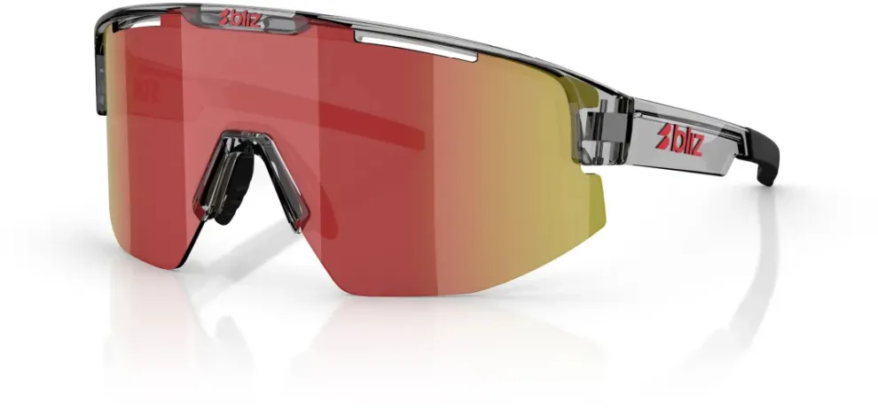 Geprüft Bliz Matrix Transparent Dark Grey - Brow w Red Multi - transparent dark grey - Größe One Size