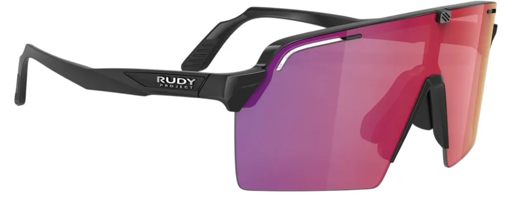 Rudy Project Spinshield Pro Multilaser Red - Black Gloss - Black Gloss - Größe One Size Preiswert