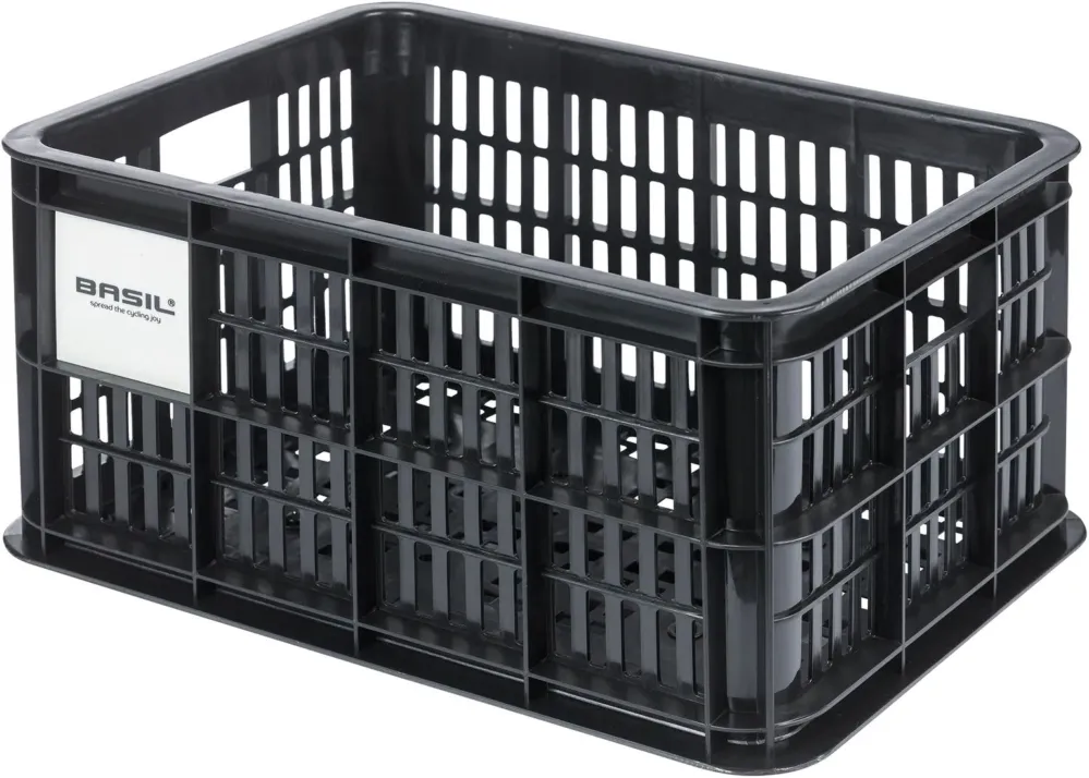 Basil Fahrradkiste Crate S MIK, Kunststoff - 17,5L - schwarz - Größe 28x39x23 cm Aktuell
