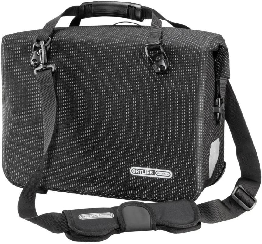 Meistverkauft Ortlieb Office-Bag High Visibility QL3.1 - Einzeltasche - black reflective - Größe 21 Liter
