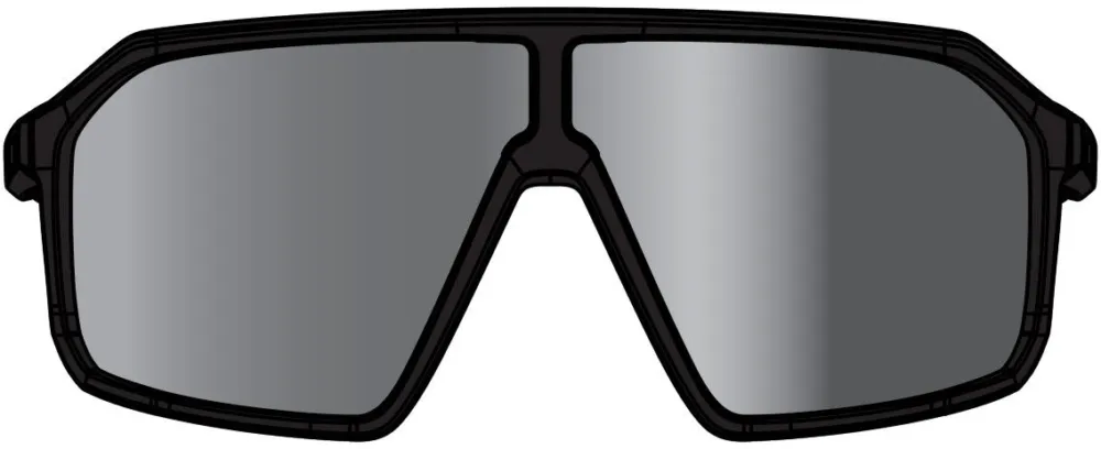Kostenloser Versand Endura Mullet Brille - Schwarz - black - Größe One Size
