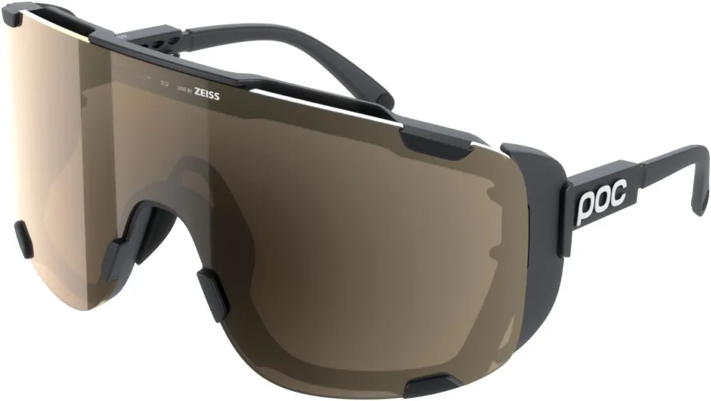Beliebt POC Devour Ultra - Uranium Black/Clarity Trail/ Silver - uranium black/clarity trail/partly sunny silver - Größe One Size