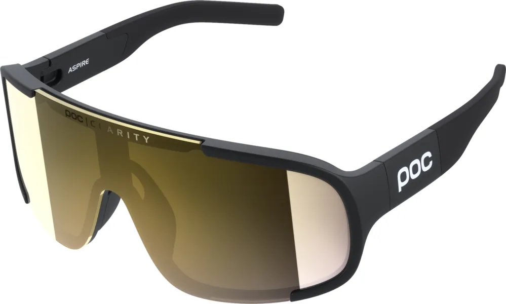 Neue Ware POC Aspire - Uranium Black/Clarity Road/Partly Sunny Gold - uranium black/clarity road/partly sunny gold - Größe One Size