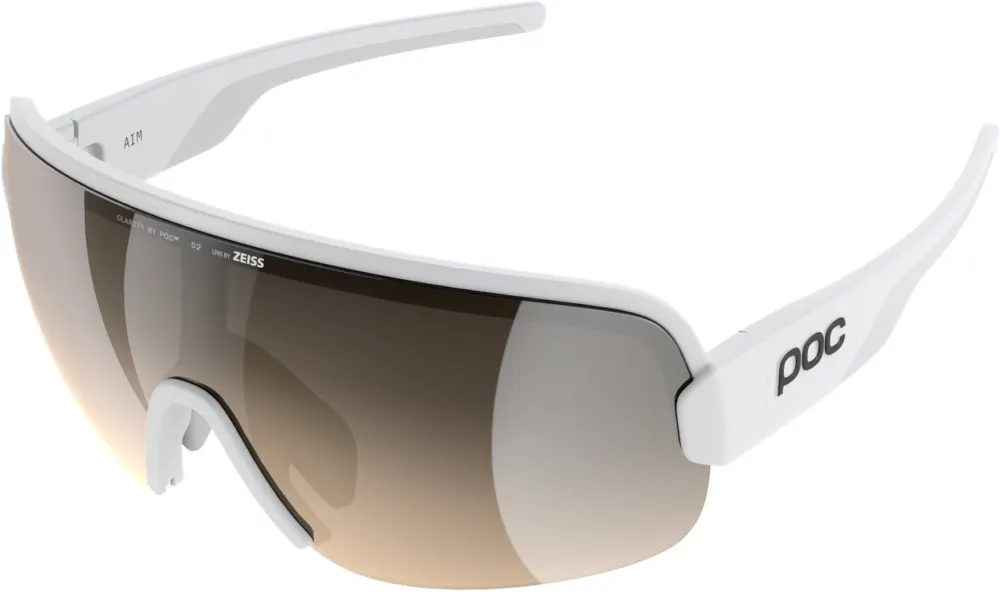 POC Aim - Hydrogen White/Clarity Trail /Partly Sunny Silver - Hydrogen White/Clarity Trail /Partly Sunny Silver - Größe One Size Neu Im Sortiment
