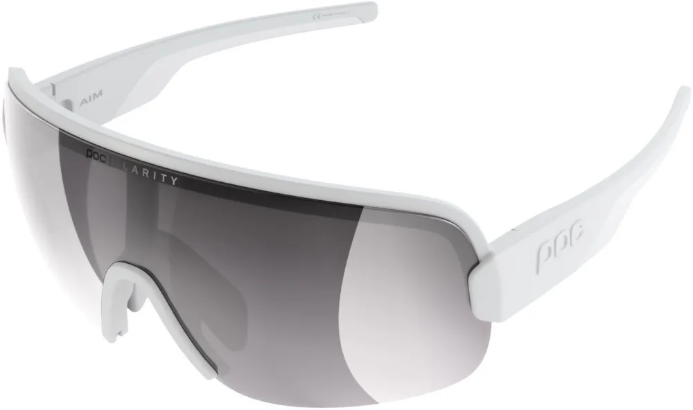 POC Aim - Hydrogen White/Clarity Road/Sunny Silver - hydrogen white/clarity road/sunny silver - Größe One Size Super-Preis