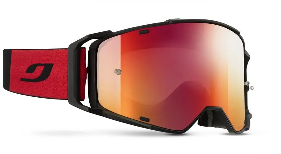 Top-Angebot Julbo Shuttle Goggle Schwarz/Rot - Flash Rot - schwarz / rot - Größe XL