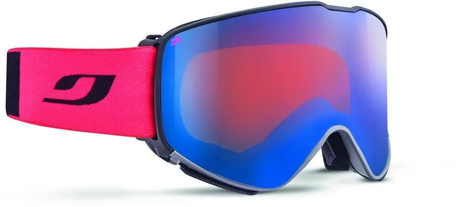 Julbo Quick Shift MTB Goggle Schwarz/Rot - Flash Blau - schwarz / rot - Größe XL Finale Aktion