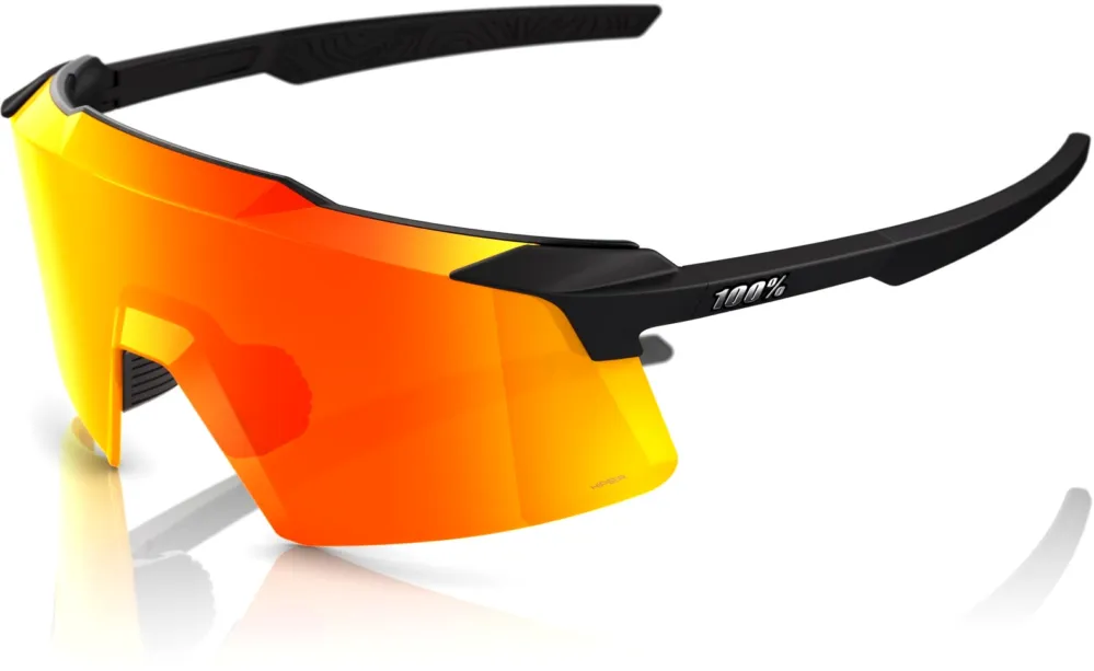 100 Percent Aerocraft Soft Tact Black - HiPER Multilayer Mirror Lens - Soft Tact Black - Größe One Size Beliebt
