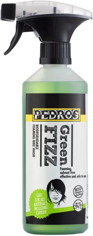 Finale Aktion PEDROS Fahrradreiniger Green Fizz, Sprühflasche - 500ml - grün - Größe 500 ML