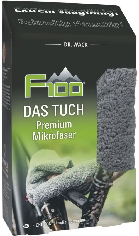 Knallerangebot Dr. Wack F100 Das Tuch - Premium Mikrofaser - grau - Größe 40 x 40 cm