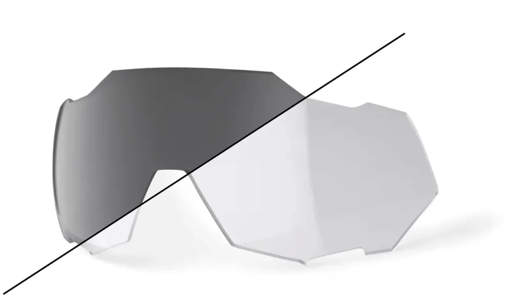 100 Percent Speedtrap Ersatzglas - Photochromic Clear / Smoke - clear smoke - Größe One Size Kostenloser Rückversand