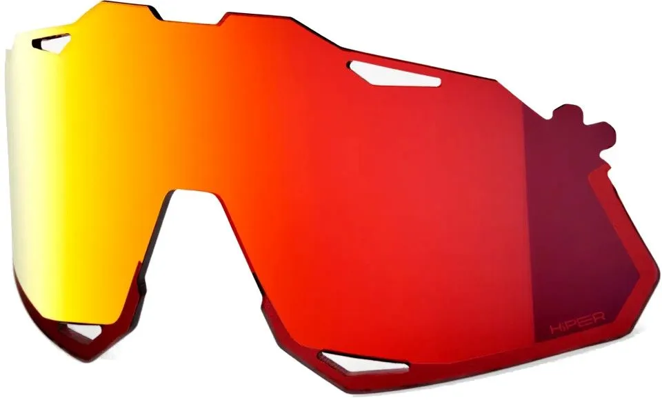 Schneller Versand 100 Percent Hypercraft XS Ersatzglas - HiPER Polycarbonat Red - red - Größe One Size