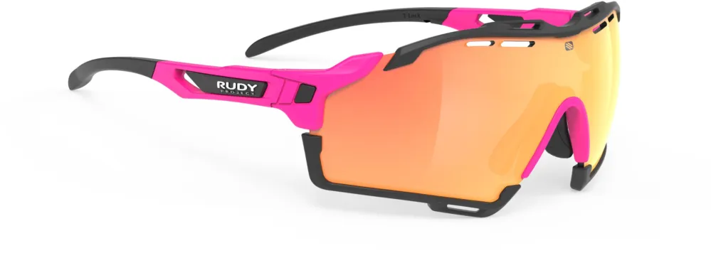 Rudy Project Cutline Pink Fluo Limited Edition / Multilaser Orange - pink fluo matte - Größe One Size Abverkauf