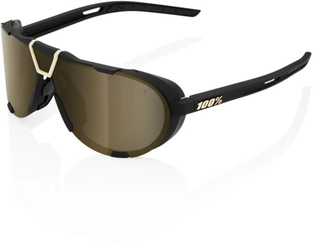 Gratis Versand 100 Percent Westcraft Soft Tact Black / Soft Gold Mirror Lens - Soft Tact Black - Größe One Size