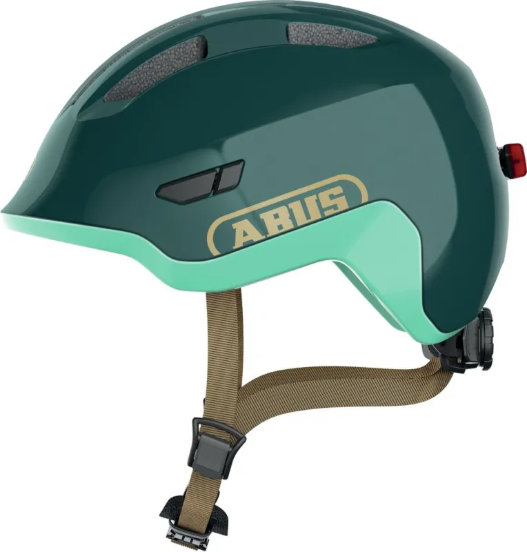 Abus Smiley 3.0 ACE LED - royal green - Größe 45-50 cm (S) Billig