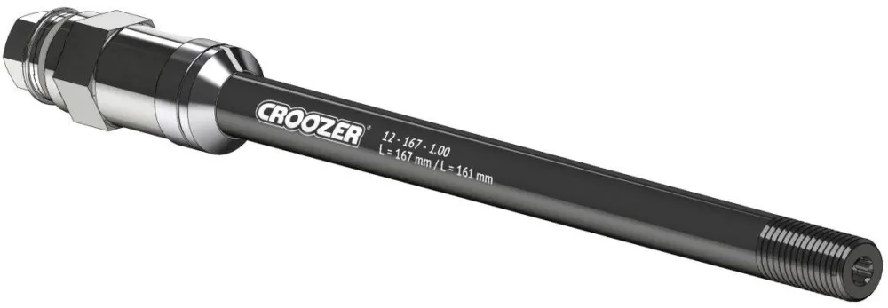 Croozer Steckachsadapter 12-167-1.00 A - black/silver - Größe One Size Jetzt Kaufen