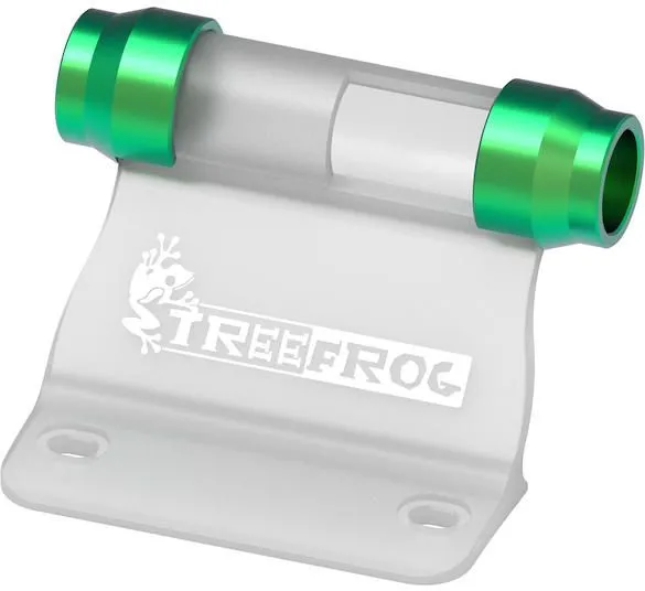 TREEFROG Stopfen Set für Universal Gabelhalterung 20x110 mm - grün - Größe 20x110 mm Schnäppchen