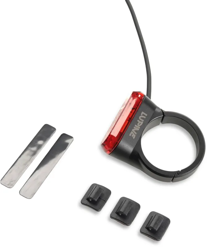 Versand Am Gleichen Tag Lupine C14 SP E-Bike Rücklicht für Sattelstütze - schwarz - Größe Ø 30,9 mm + 31,6 mm