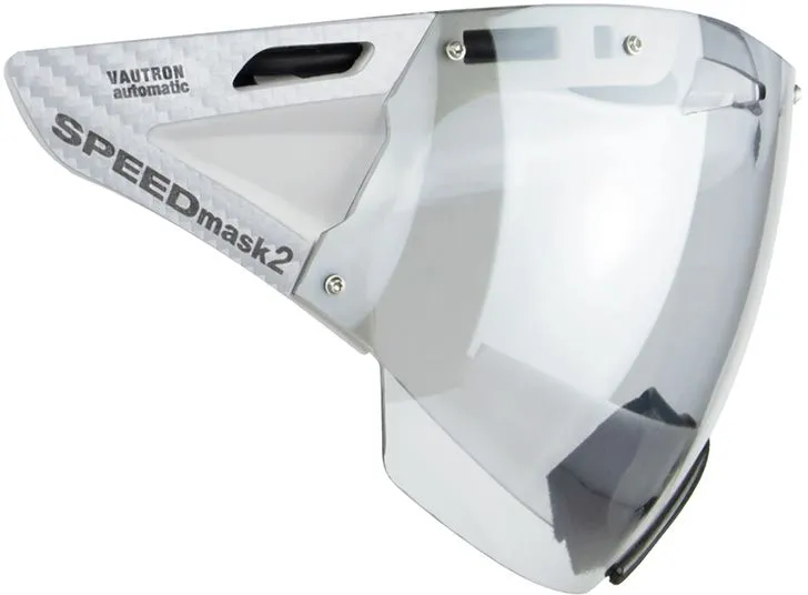 Casco SPEEDmask 2 Vautron silber Visier - hellgrau - Größe One Size Solange Der Vorrat Reicht