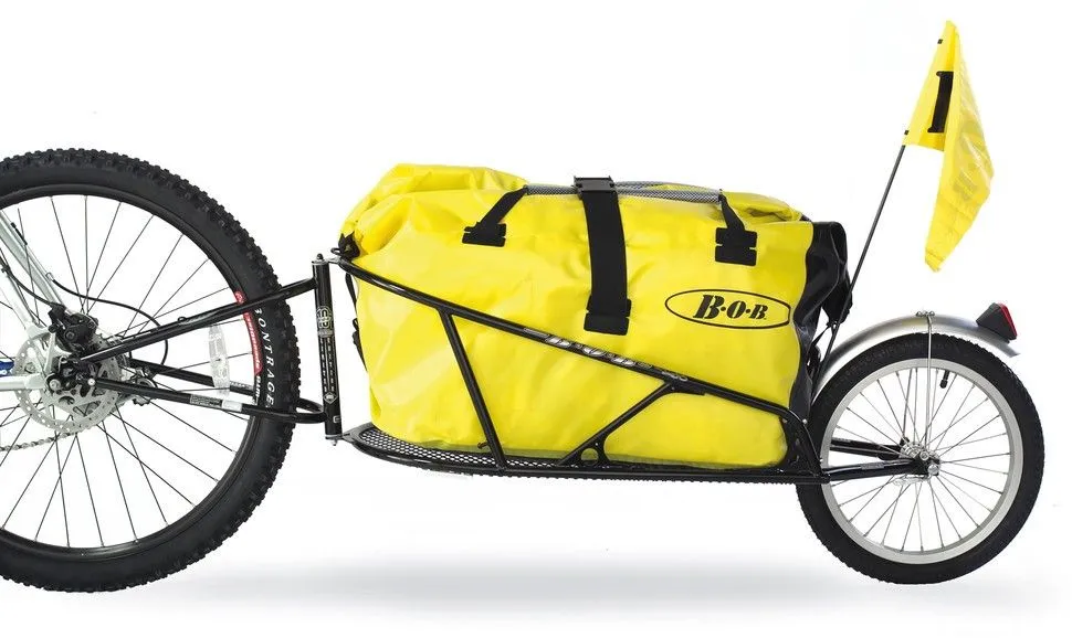 Sonderaktion Croozer Bob YAK Lastenanhänger mit Tasche 28 Zoll - schwarz - Größe mit Tasche