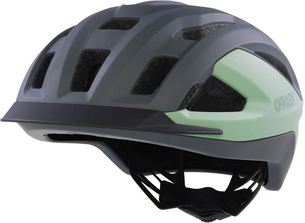 Oakley ARO3 Allroad - matte dark gray/jade - Größe 58-61 cm (L) Kostenfreie Lieferung