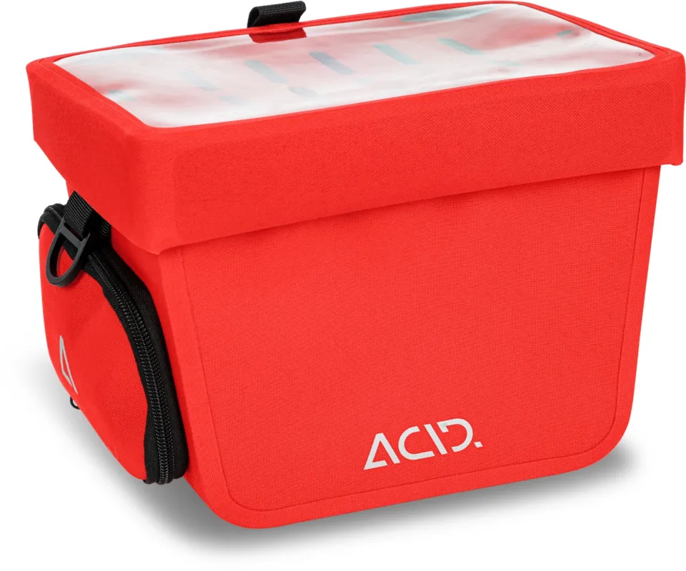 Cube ACID Lenkertasche Pro 7 FILink - flame´n´black - Größe 7 L Kostenfreie Lieferung