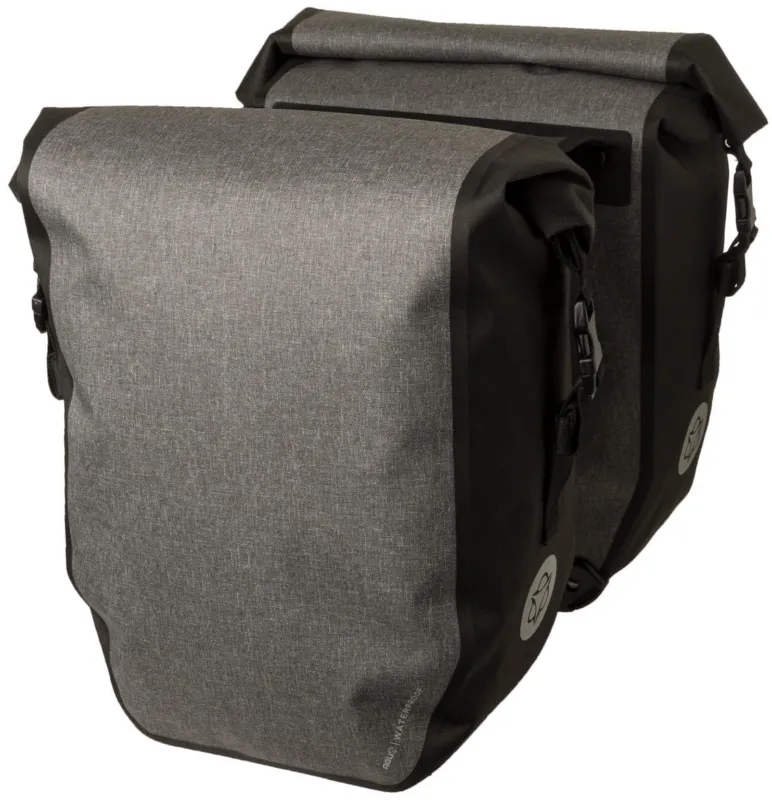 AGU Double Bike Bag Shelter Large - melange grey - Größe 42 L Markenprodukt