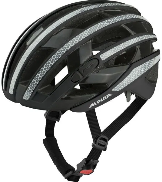 Nur Für Kurze Zeit Alpina Ravel Reflective - Black Gloss - Größe 51-56 CM