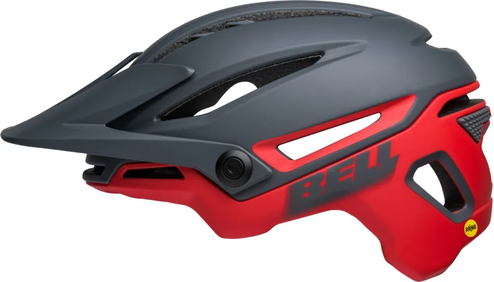Bell Sixer MIPS - matte gray/red - Größe 52-56 cm (S) Preisreduziert