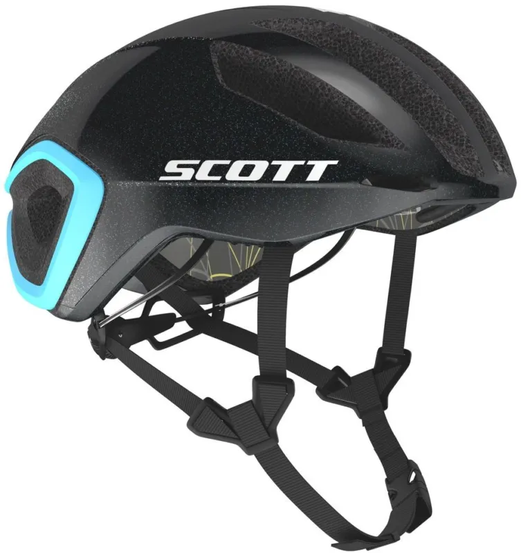 Direkt Vom Hersteller Scott Cadence Plus - black/light blue - Größe 59-61 cm (L)