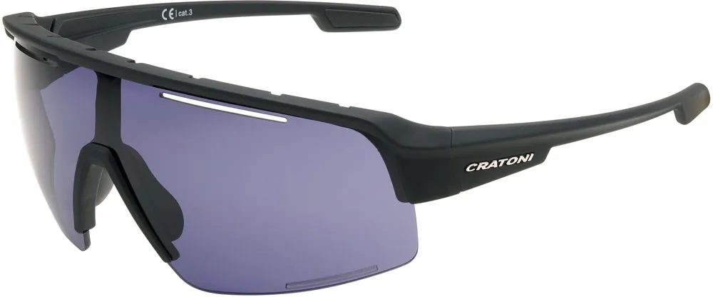 Garantierte Lieferung Cratoni C-Matic COLOR+ Lifestyle black rubber/grey-blue - black rubber + grey-blue without mirror - Größe One Size