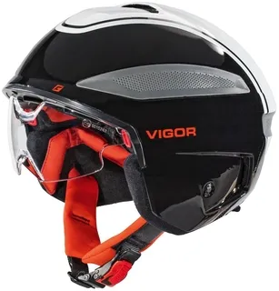 Jetzt Bestellen Cratoni Vigor - black-white-red glossy - Größe 54-55 cm (S)