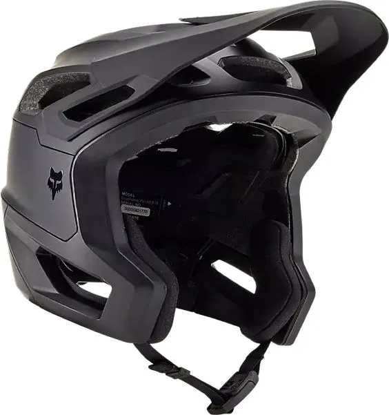 Fox Dropframe Pro - matte black - Größe 51-55 cm (S) Echt