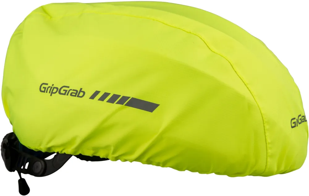 Neu Im Sortiment GRIPGRAB Waterproof Helmet Cover - Yellow Hi-Vis - Größe One Size