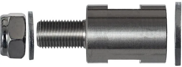ROBERTAXLE Kupplungsadapter Rohl., Envi., Shim. Nexave, SRAM I-Mot/Torp - silber - Größe M10x1.0 Begrenztes Angebot