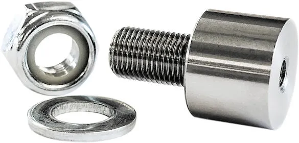 ROBERTAXLE Kupplungsadapter für Schnellspanner - silber - Größe 5 MM Nur Heute