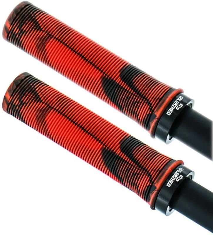 Günstig Unleazhed GRIP-G1 MTB Griffe Lock-On - red/black - Größe Ø 31 mm / 133 mm