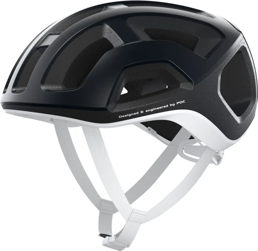 POC Ventral Lite - Uranium Black/Hydrogen White Matt - Größe 56-61 cm (L) Preis Gesenkt