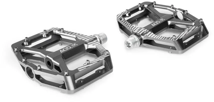 Top-Angebot Cube ACID Pedale FLAT A17-IB - Silver - Größe 103x100x17 mm
