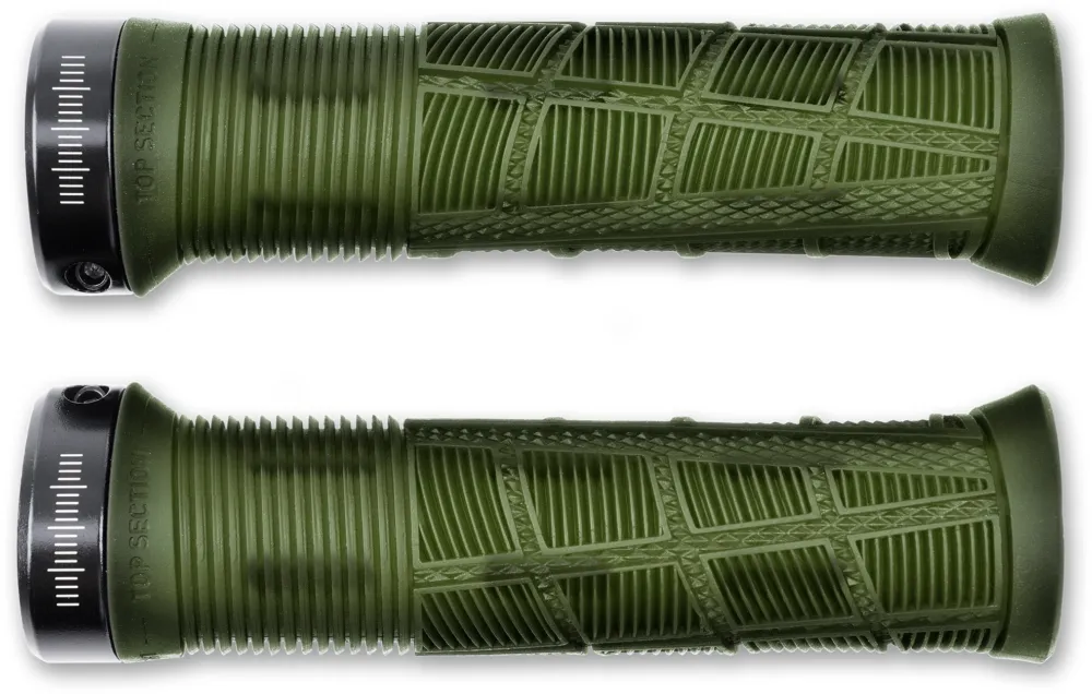 Cube ACID DISRUPT Lock-On Griffe - translucent olive - Größe Ø 30,5 mm / 138 mm Nur Für Kurze Zeit