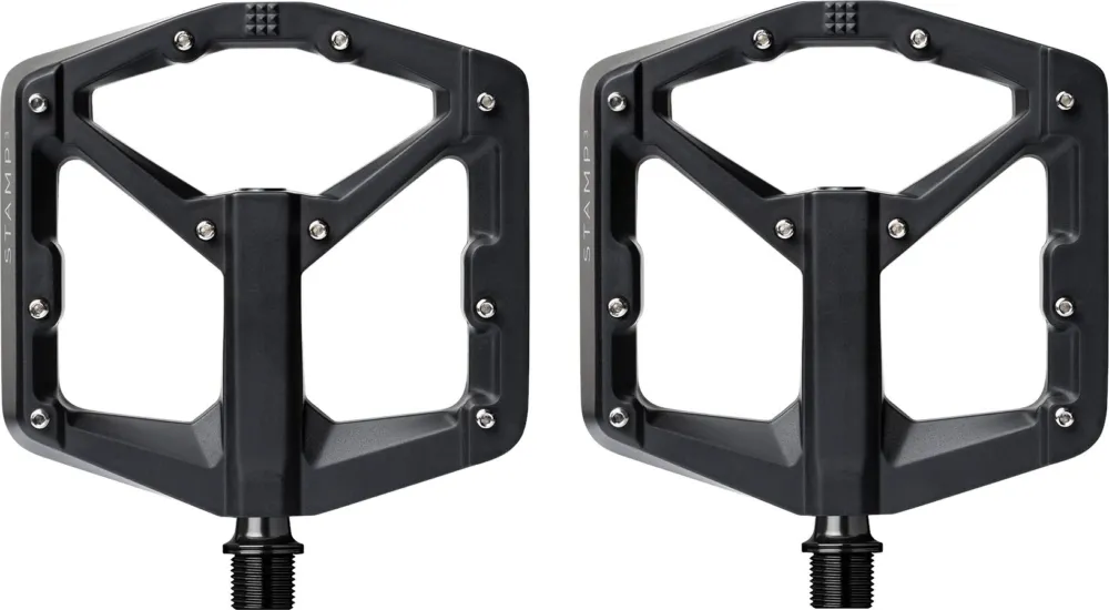 Crankbrothers Stamp 3 Large Magnesium Plattform-Pedale - black - Größe large Sonderangebot