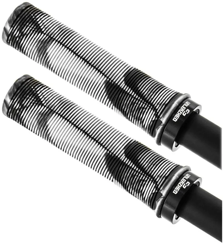 Neuheit Unleazhed GRIP-G1 MTB Griffe Lock-On - gray/black - Größe Ø 31 mm / 133 mm