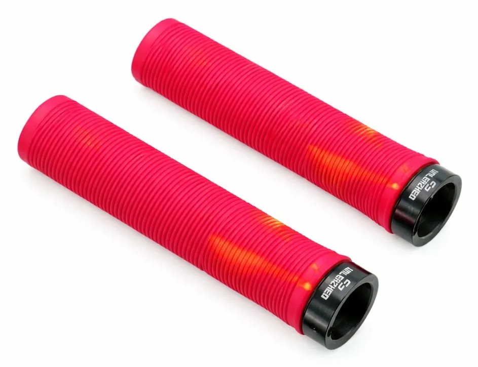 Mega-Angebot Unleazhed GRIP-G1 MTB Griffe Lock-On - pink/yellow - Größe Ø 31 mm / 133 mm