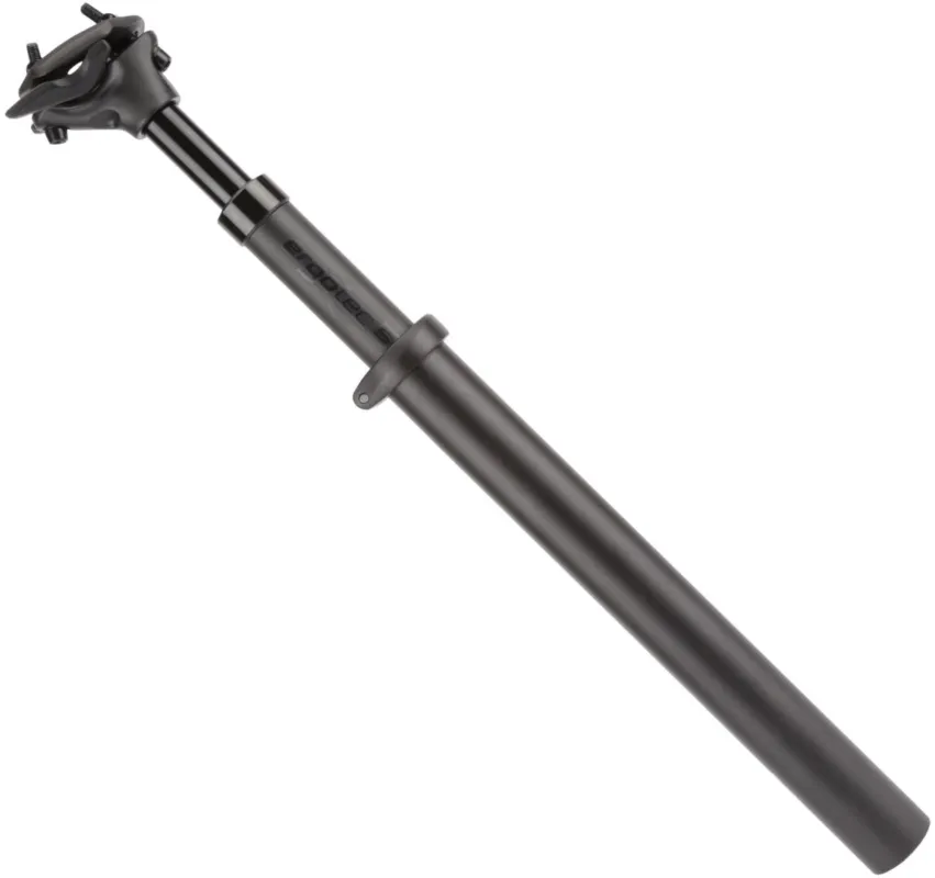 Ergotec Federsattelstütze SP-10.0 Vario 550 - 550 mm / 15 mm Offset - schwarz - Größe Ø 33,9 mm Super-Preis