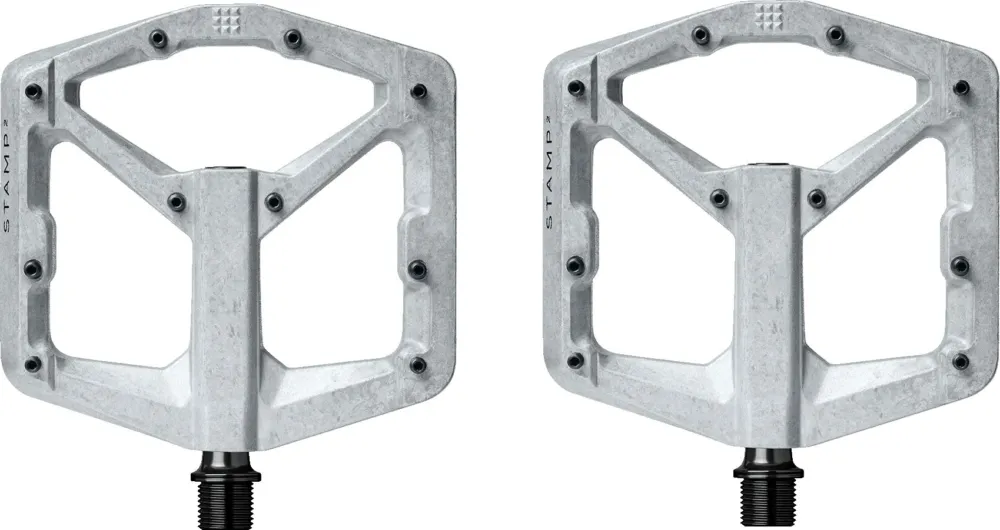 Crankbrothers Stamp 2 Large Plattform-Pedale - raw/silver - Größe One Size Kracherpreis
