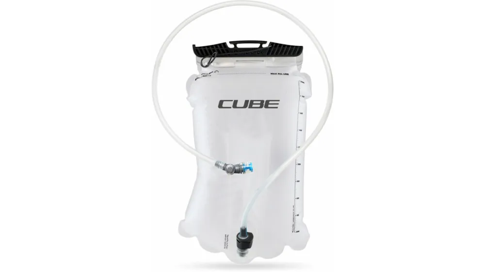 Kostenloser Rückversand Cube Trinkblase Rucksack transparent 2 L