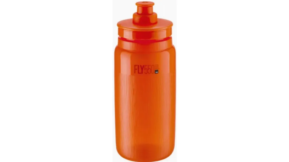 Markenprodukt Elite Fly Tex Trinkflasche orange durchscheinend 550 ml