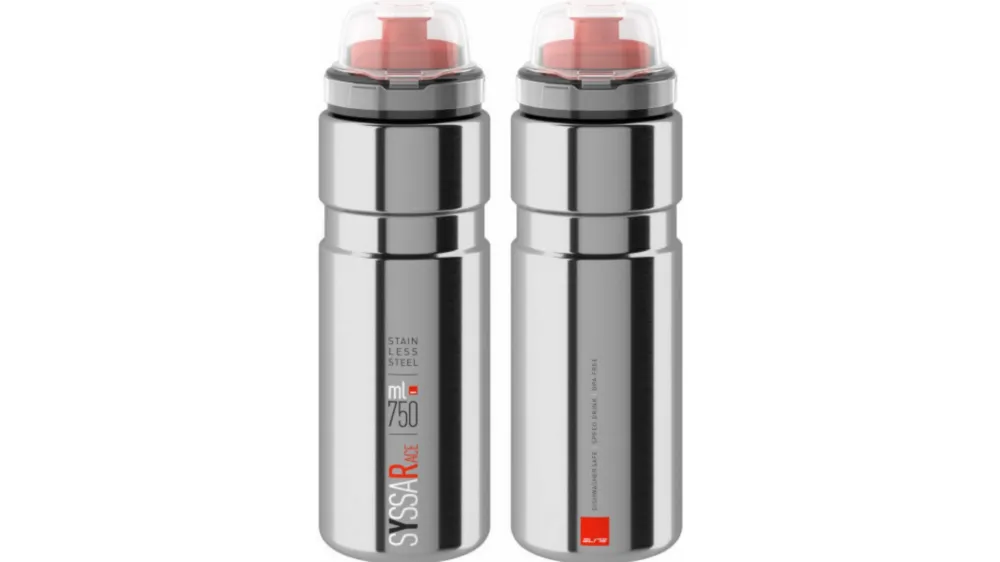 Versand Am Gleichen Tag Elite Syssa Race Trinkflasche silber glänzend 750 ml